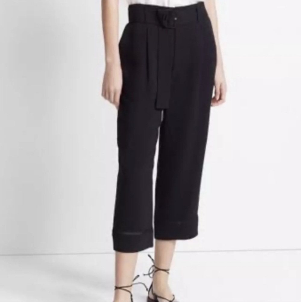 club monaco atco lace detail belted pant